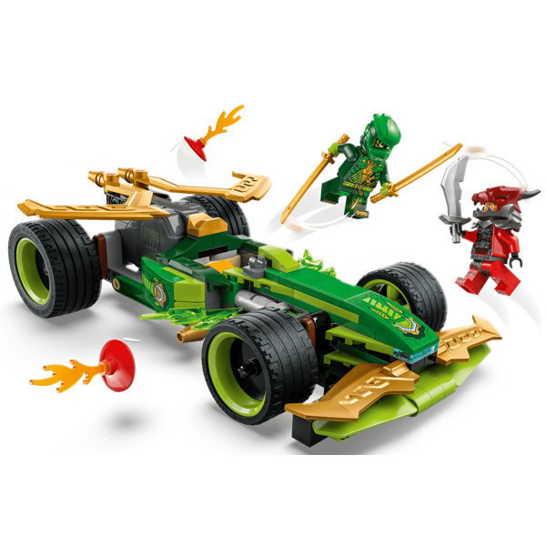 ასაწყობი კონსტრუქცია LEGO 71828 NINJAGO, Lloyd's Pull-Back Race Car, Prefabricated Construction