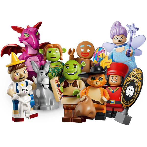 ასაწყობი კონსტრუქცია LEGO 71053 Minifigures, Shrek Series, Prefabricated Construction