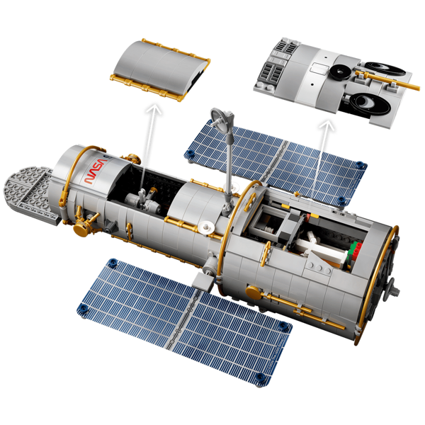 ასაწყობი კონსტრუქცია LEGO 11382 Icons, Hubble Space Telescope, Prefabricated Construction