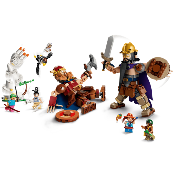 ასაწყობი კონსტრუქცია LEGO 75644- One Piece, Dorry vs. Brogy – Giants of Little Garden, Prefabricated Construction