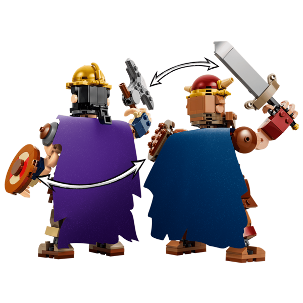 ასაწყობი კონსტრუქცია LEGO 75644- One Piece, Dorry vs. Brogy – Giants of Little Garden, Prefabricated Construction