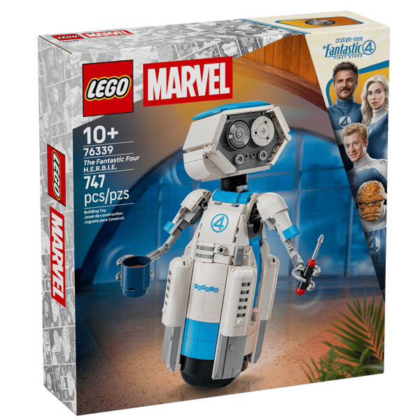 ასაწყობი კონსტრუქცია LEGO 76339 Marvel, The Fantastic Four H.E.R.B.I.E., Prefabricated Construction