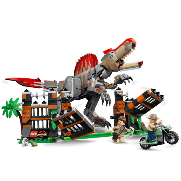 ასაწყობი კონსტრუქცია LEGO 77982 Jurassic World, Spinosaurus Dinosaur Escape, Prefabricated Construction