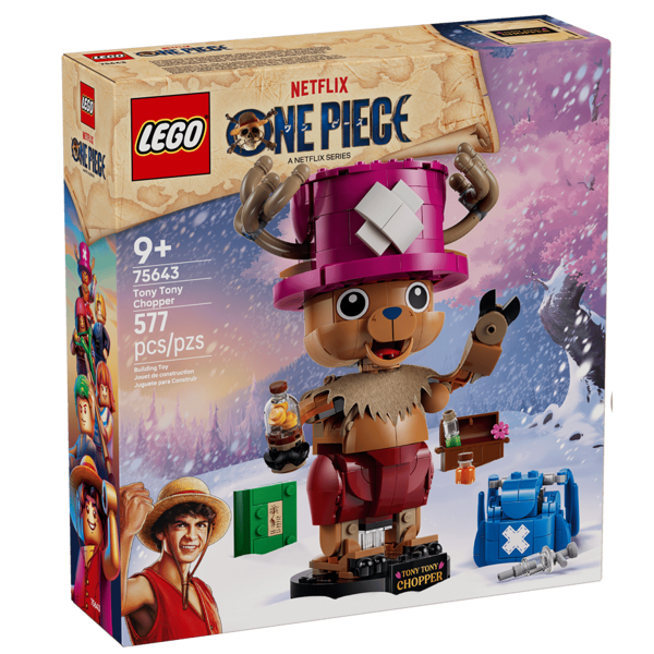 ასაწყობი კონსტრუქცია LEGO 75643- One Piece, Tony Tony Chopper, Prefabricated Construction
