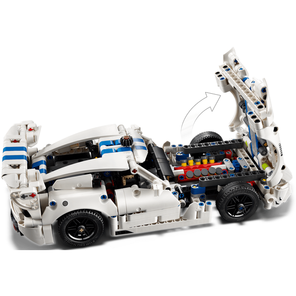 ასაწყობი კონსტრუქცია LEGO 42234 Technic, Dodge Viper GTS-R Sports Car, Prefabricated Construction