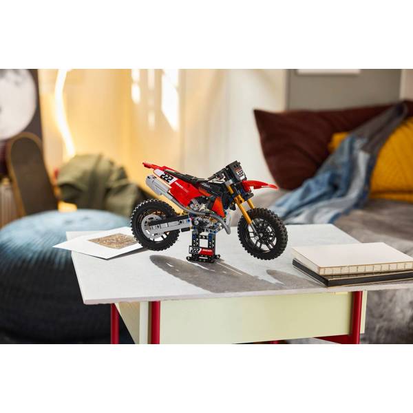 ასაწყობი კონსტრუქცია LEGO 42238 Technic, Ducati Desmo450 MX Factory Motorcycle, Prefabricated Construction