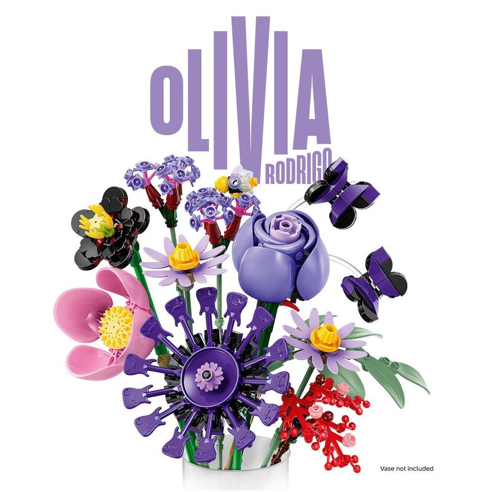 ასაწყობი კონსტრუქცია LEGO 11507 LEGO Editions, Olivia Rodrigo's Flower Bouquet, Prefabricated Construction