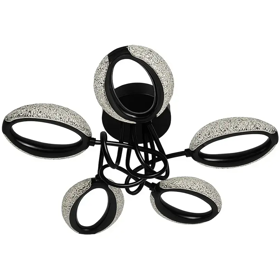 Chandelier Bella Mita 60W 6702-5 BK, Black