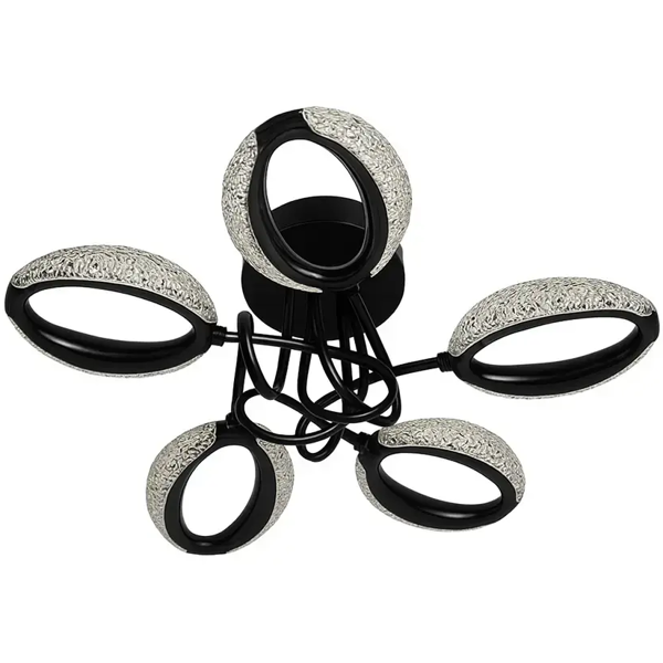 ჭაღი Bella Mita 60W 6702-5 BK, Chandelier, Black
