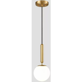 Chandelier Pendent E27 1 2711 GD, Gold