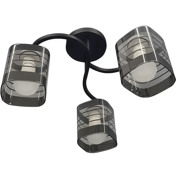 ჭაღი Bella Mita 2 E27 6299-2 BK+CR, Chandelier, Black