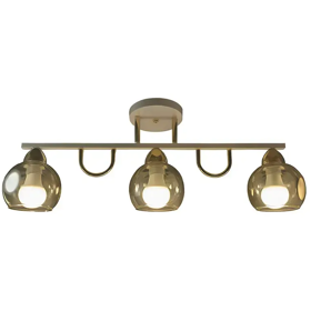 Chandelier Bella Mita 3 E27 6280-3 WH+FG, Gold