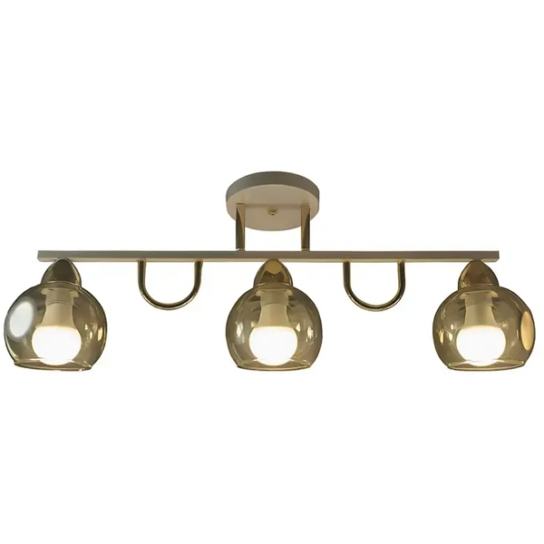 Chandelier Bella Mita 3 E27 6280-3 WH+FG, Gold