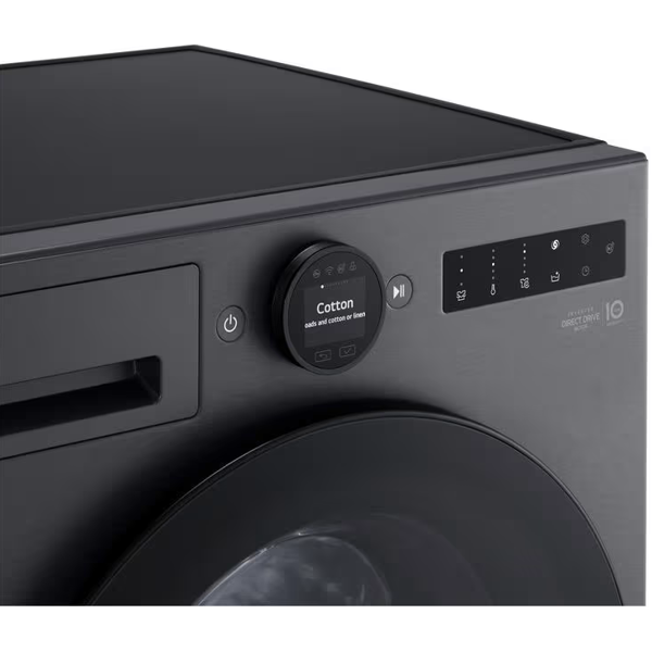 სარეცხი მანქანა LG F4X7LBPY6.AEBQME3, 13Kg, A, 	1400Rpm, 71Db, Washing Machine, Graphite