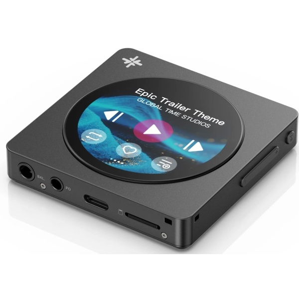 Hi-Res აუდიო პლეერი FiiO SNOWSKY DISC F5381D HiFi Music Player, Dual DAC Digital Audio Player, Bluetooth 5.4 LDAC, Touchscreen Black