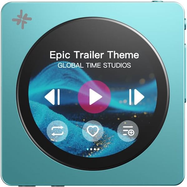 Hi-Res აუდიო პლეერი FiiO SNOWSKY DISC F5381D HiFi Music Player, Dual DAC Digital Audio Player, Bluetooth 5.4 LDAC, Touchscreen Blue