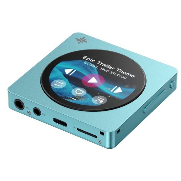Hi-Res აუდიო პლეერი FiiO SNOWSKY DISC F5381D HiFi Music Player, Dual DAC Digital Audio Player, Bluetooth 5.4 LDAC, Touchscreen Blue