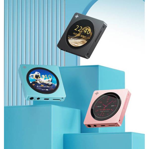Hi-Res აუდიო პლეერი FiiO SNOWSKY DISC F5381D HiFi Music Player, Dual DAC Digital Audio Player, Bluetooth 5.4 LDAC, Touchscreen Blue