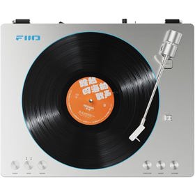 FiiO TT13 Automatic Bluetooth Vinyl Turntable, RCA Silver