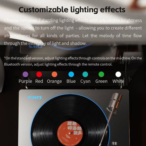 ფირსაკრავი FiiO TT13 Automatic Bluetooth Vinyl Turntable, RCA Silver
