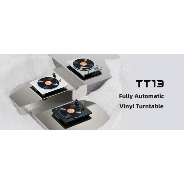 ფირსაკრავი FiiO TT13 Automatic Bluetooth Vinyl Turntable, RCA Silver