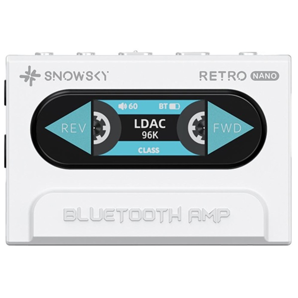 DAC გამაძლიერებელი FiiO SNOWSKY Retro NANO F3085B 3.5mm + 4.4mm Jack, Type-C, Bluetooth DAC And Headphone Amplifier, White