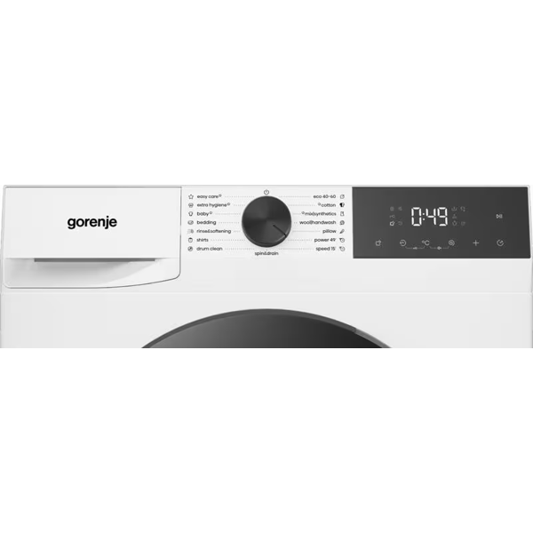 სარეცხი მანქანა Gorenje WG2P94A22W, 9Kg, A, 1400Rpm, 72Db, Washing Machine, White