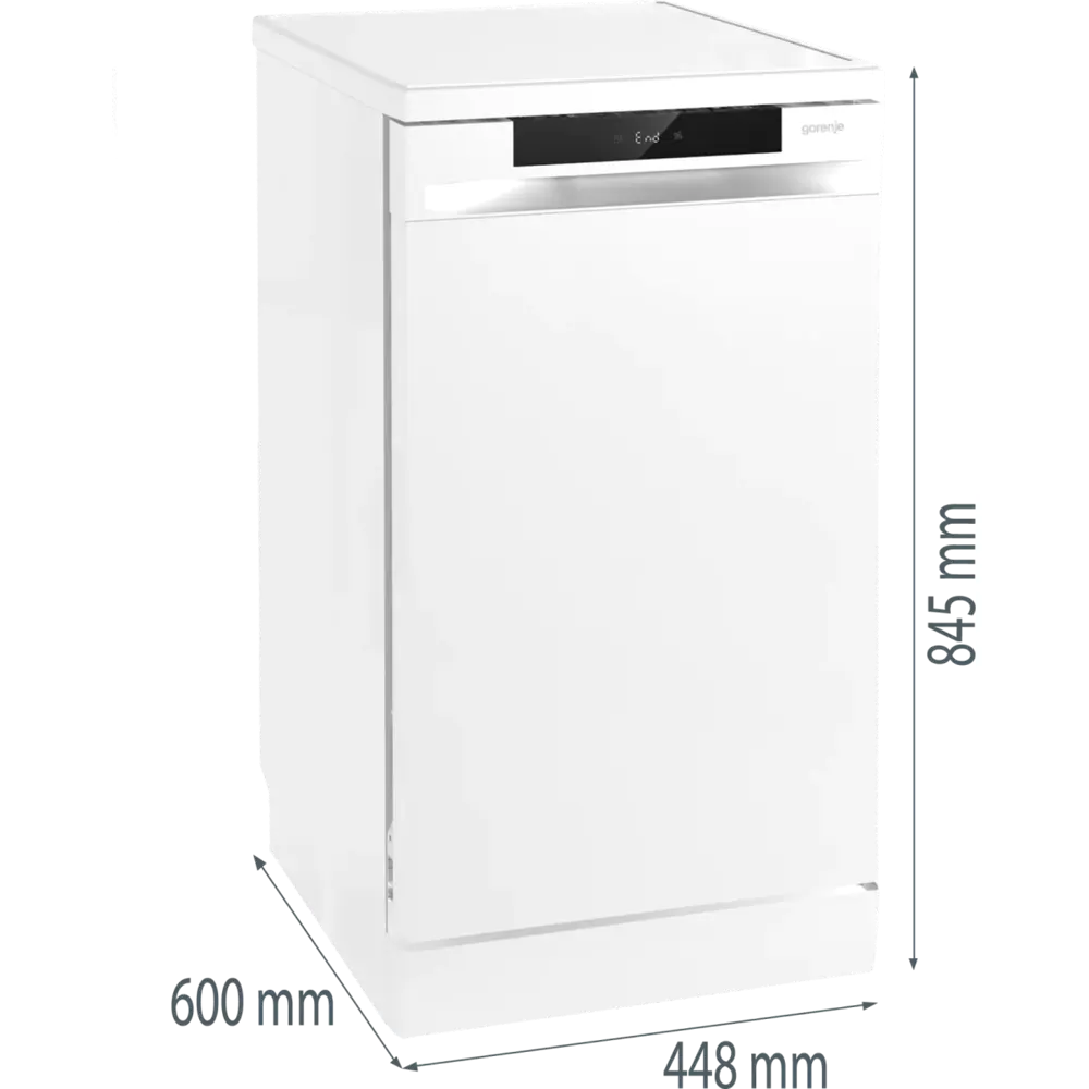 ჭურჭლის სარეცხი მანქანა Gorenje GS531E10W, 47dB, A++, Dishwasher, White