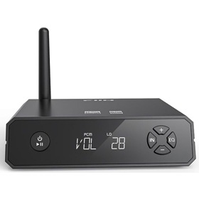 FiiO BR13 Type-C, Optical, Coaxial, RCA, Hi-Res Bluetooth DAC Audio Transceiver Black
