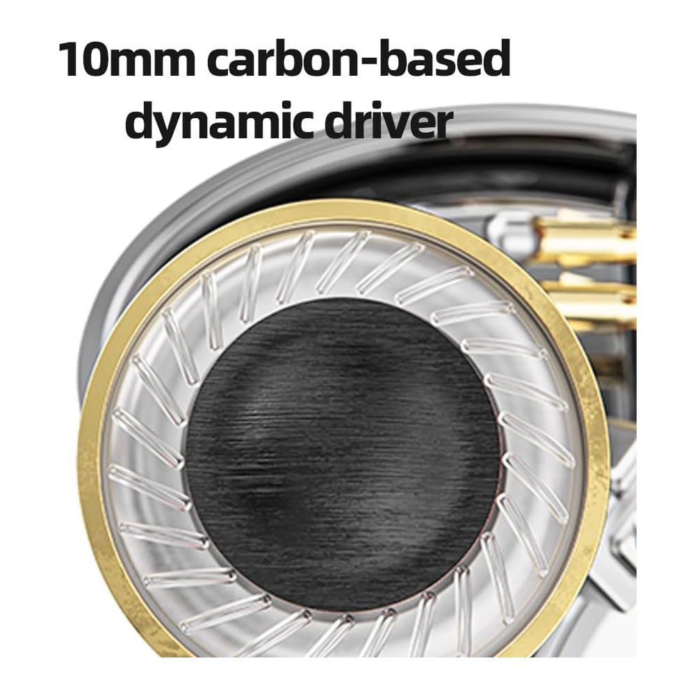 ყურსასმენი FiiO JH5 1DD 4BA Hybrid 5 Drivers HiFi in-Ear Earphone, Detachable 0.78mm 2 Pin Cable 3.5mm Plug for IOS/Android