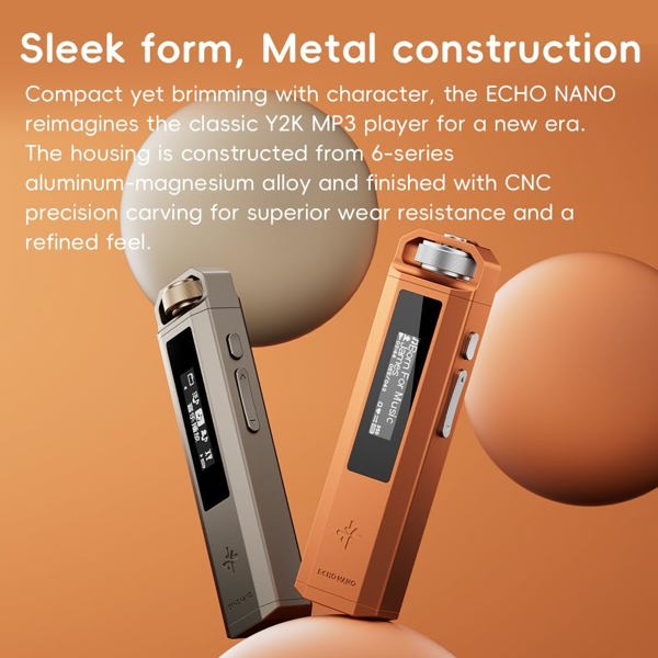 Hi-Res აუდიო პლეერი FiiO F4403E SNOWSKY ECHO NANO, 3.5mm, microSD, Portable High Resolution Music Player Black