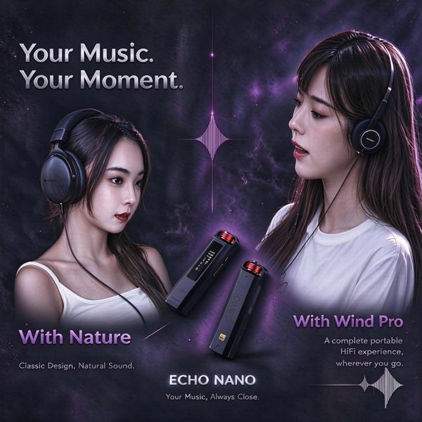 Hi-Res აუდიო პლეერი FiiO F4403E SNOWSKY ECHO NANO, 3.5mm, microSD, Portable High Resolution Music Player Black