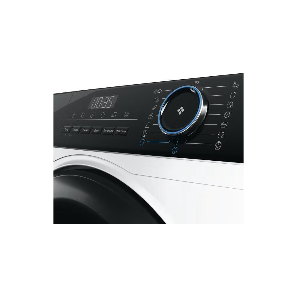 სარეცხის საშრობი მანქანა Haier HD90-A3939S, A+++, 9Kg, 65dB, Washing Dryer, White