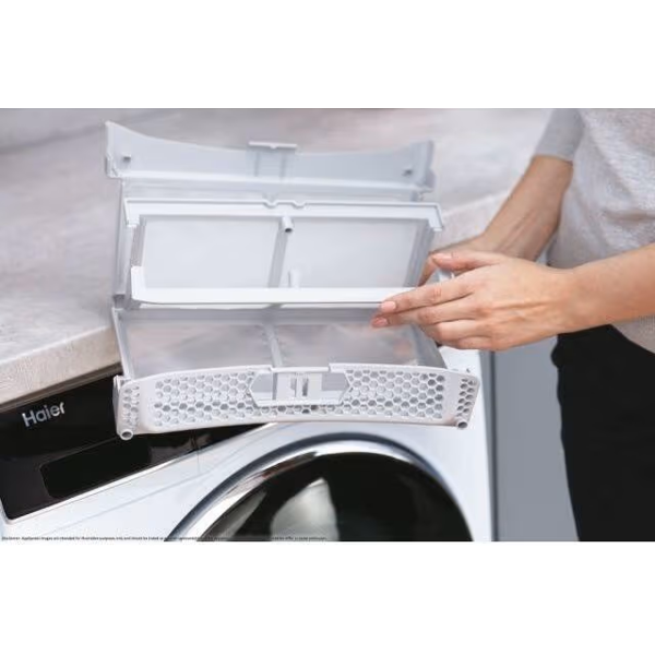 სარეცხის საშრობი მანქანა Haier HD90-A3939S, A+++, 9Kg, 65dB, Washing Dryer, White