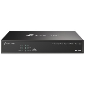 Network Video Recorder TP-LINK VIGI NVR1004H-4P, 4-ch, Black
