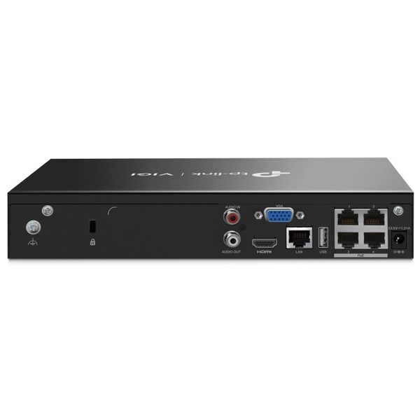 Network Video Recorder TP-LINK VIGI NVR1004H-4P, 4-ch, Black