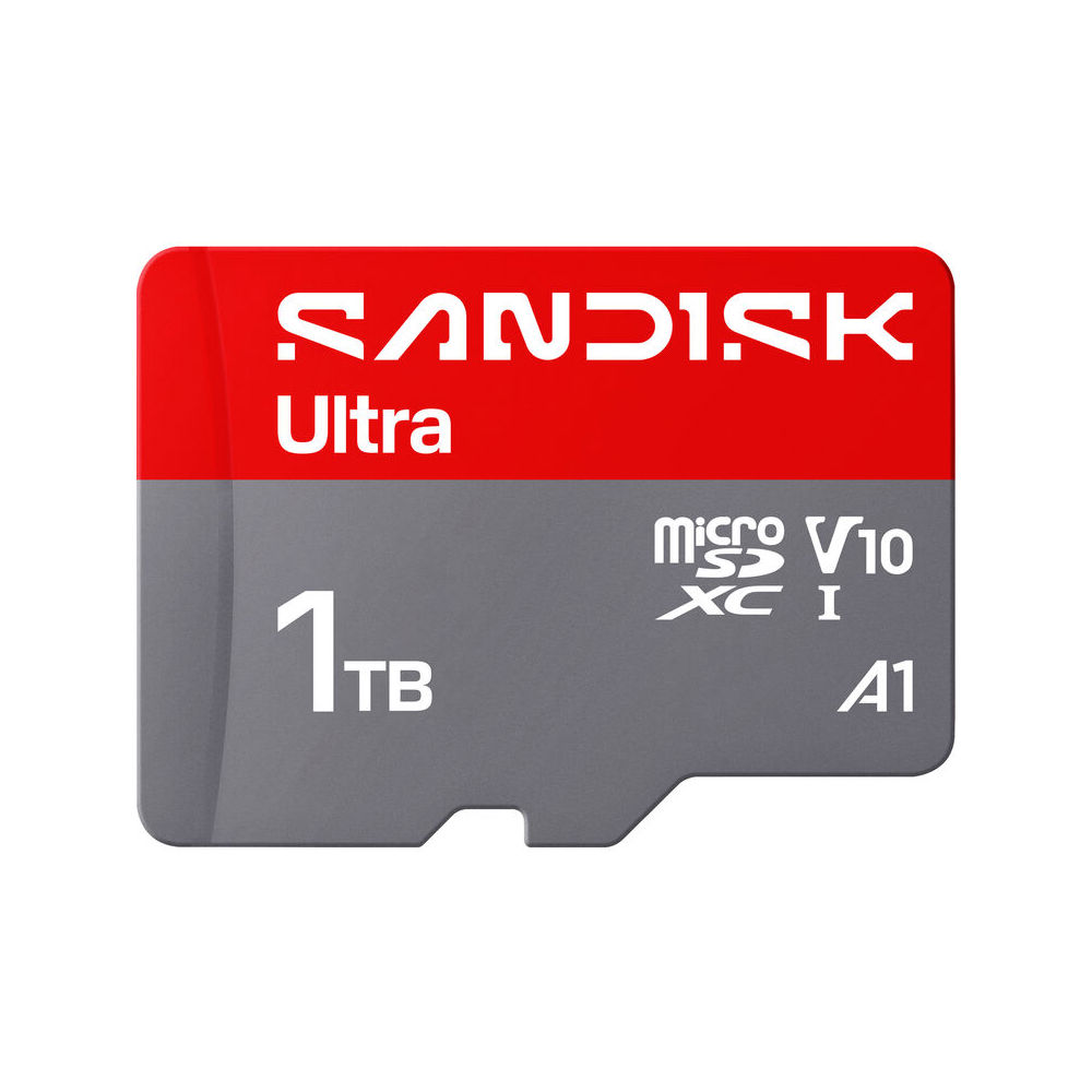მეხსიერების ბარათი SanDisk SDSQUJQ-1T00-GZ6MA, 1TB, microSDXC, UHS-I C10, U1, V10, Black