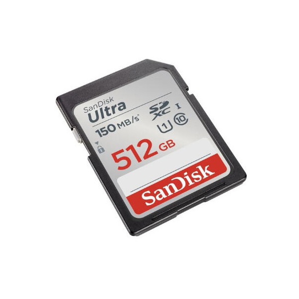 მეხსიერების ბარათი SanDisk SDSDUNC-512G-GN6IN Ultra, 512GB, SDXC, UHS-I C10, Black