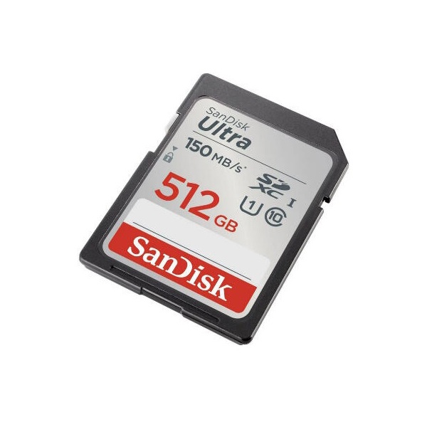 მეხსიერების ბარათი SanDisk SDSDUNC-512G-GN6IN Ultra, 512GB, SDXC, UHS-I C10, Black