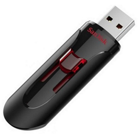USB ფლეშ მეხსიერება SanDisk SDCZ600-032G-G35 Cruzer Glide, 32GB, USB, Flash Memory, Black