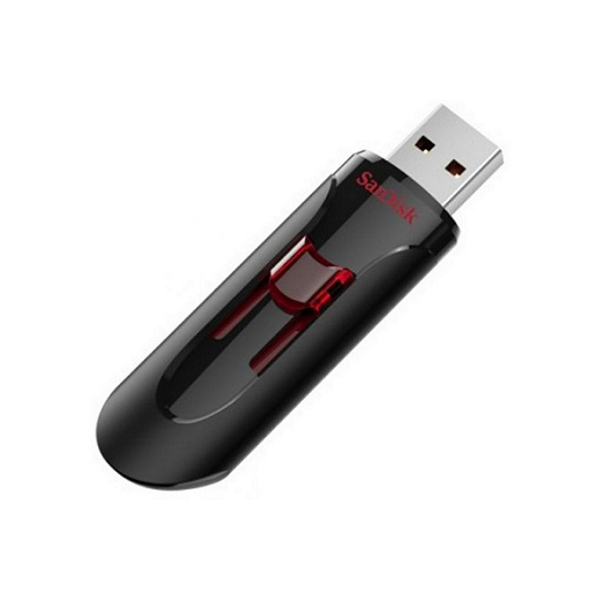 USB ფლეშ მეხსიერება SanDisk SDCZ600-032G-G35 Cruzer Glide, 32GB, USB, Flash Memory, Black