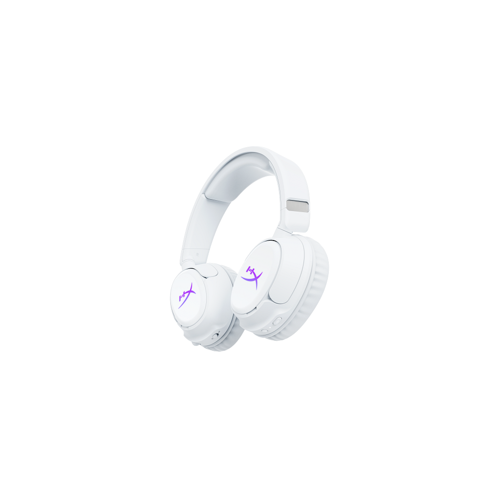 ყურსასმენი HyperX B5VC5AA Cloud Flight 2, Gaming Headset, Wireless, Bluetooth, USB, White