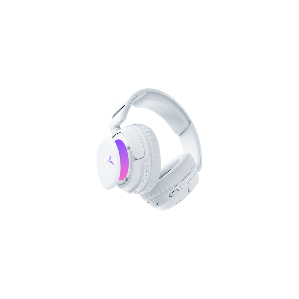 ყურსასმენი HyperX B5VC5AA Cloud Flight 2, Gaming Headset, Wireless, Bluetooth, USB, White