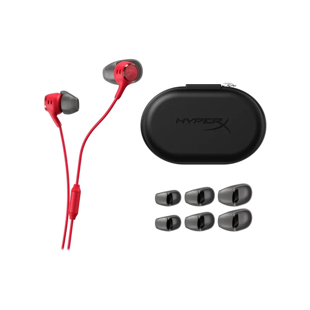 ყურსასმენი HyperX BN7S0AA Cloud Earbuds III, Headphones, Wired, 3.5mm, Red