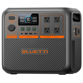 ელექტრო სადგური Bluetti Premium 200 V2, 2700W, 2073Wh, USB, Type-C, WiFi, Bluetooth, Portable Power Station, Black