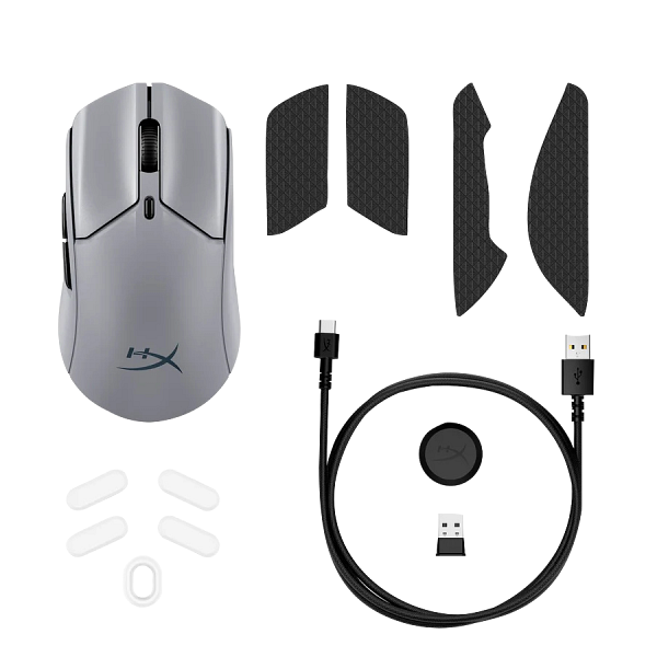 Gaming Mouse HyperX A1KY5AA Pulsefire Haste 2 Pro, Wireless, USB, Grey