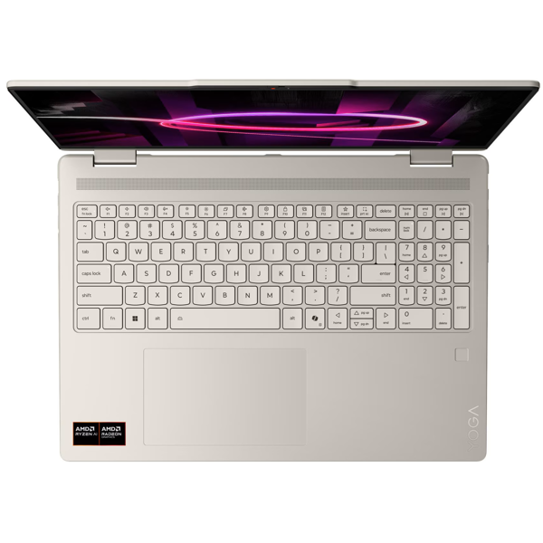 Notebook Lenovo 83TF004RKG Yoga 7 2-in-1 16AGP11, 16", Ryzen AI 7-445, 24GB, 2TB SSD, Integrated, W11H, Seashell