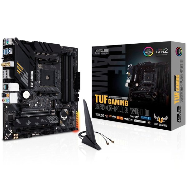 Motherboard Asus TUF 90MB19Y0-M0EAY0 GAMING B550M-PLUS WIFI II, AM4, DDR4, 128GB