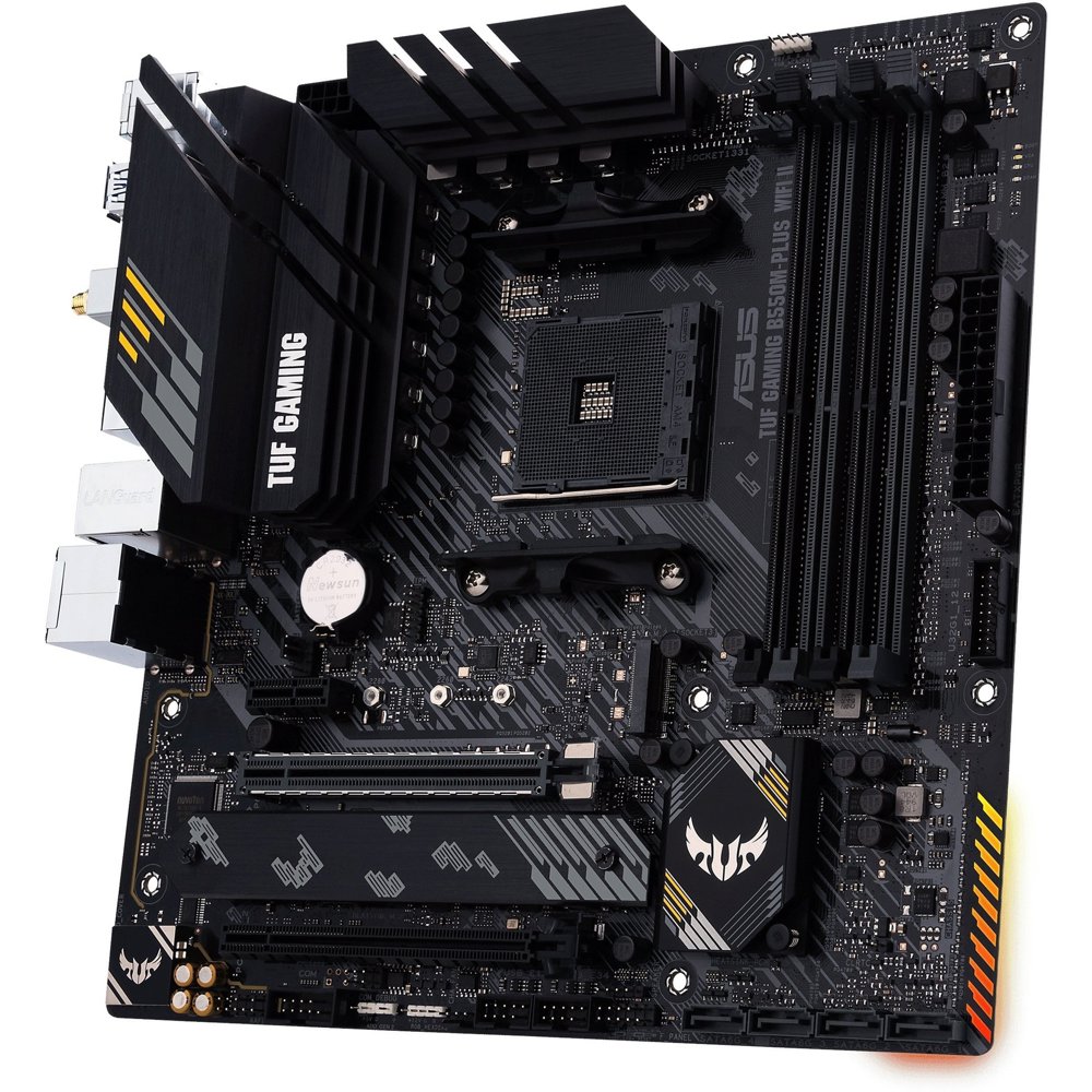 Motherboard Asus TUF 90MB19Y0-M0EAY0 GAMING B550M-PLUS WIFI II, AM4, DDR4, 128GB