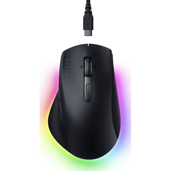 Gaming Mouse Razer RZ01-03900100-R3M1 Pro Click V2, Wireless, USB, Bluetooth, RGB, Black